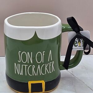 Rae Dunn Elf Movie SON OF A NUTCRACKER Mug
